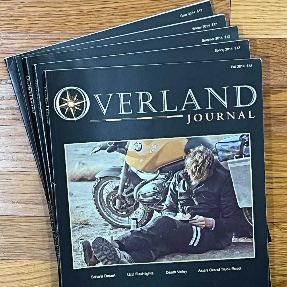OVERLAND ADVENTURE TRAVEL 2014 (5 magazine FIELD SET)